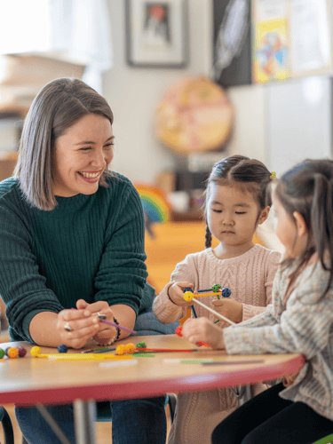 teacher and students